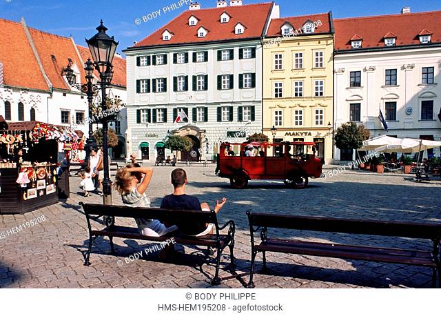 Slovakia, Bratislava, Hlavné namestie Square Main Square