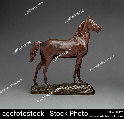 Study of the Horse for the Statue of Major General George Henry Thomas. Artist: John Quincy Adams Ward (American, Urbana, Ohio 1830-1910 New York); Date: 1879
