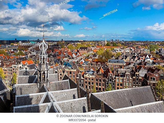 Amsterdam cityscape - Netherlands - architecture background