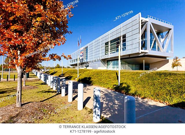 The William J Clinton presidential library in Little Rock, Arkansas, USA