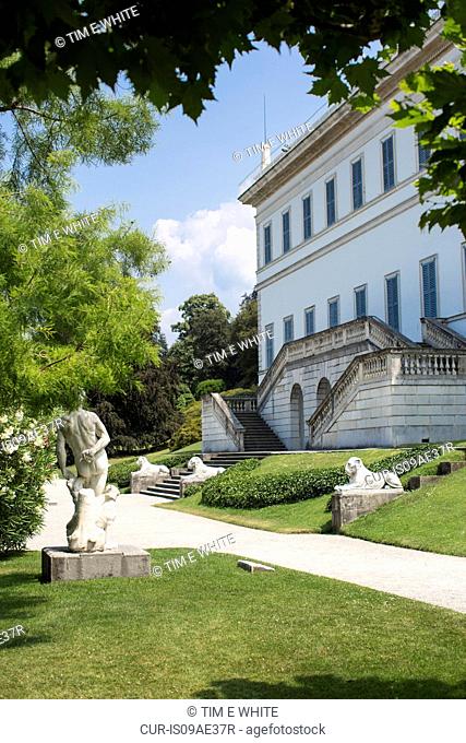 Building and gardens, I Giardini di Villa Melzi, Bellagio, Italy