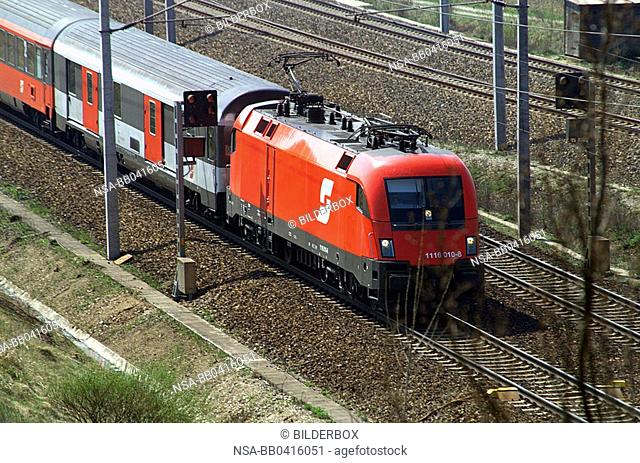 Locomotive of the Austrian Federal Railroads