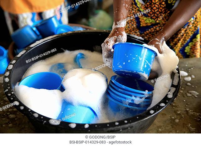 african primary school (togo). dishes
