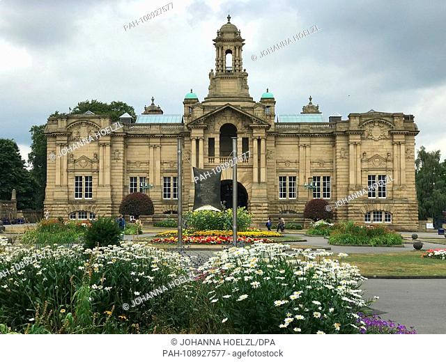Cartwright Hall is the civic art gallery in Bradford, West Yorkshire, England - The gallery dedicated to the work of Bradford born artist David Hockney
