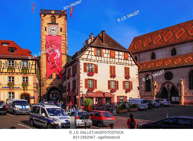Tour des Bouchers, Ribeauvillé, Haut-Rhin, Alsace, France
