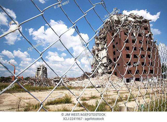 Detroit, Michigan - Demolition of the Brewster-Douglass public housing projects