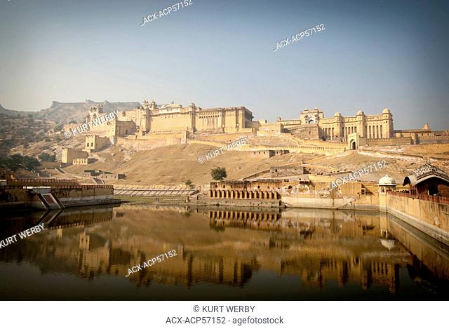 The incredible Amber Fort near Jaipur, Rajasthan State India