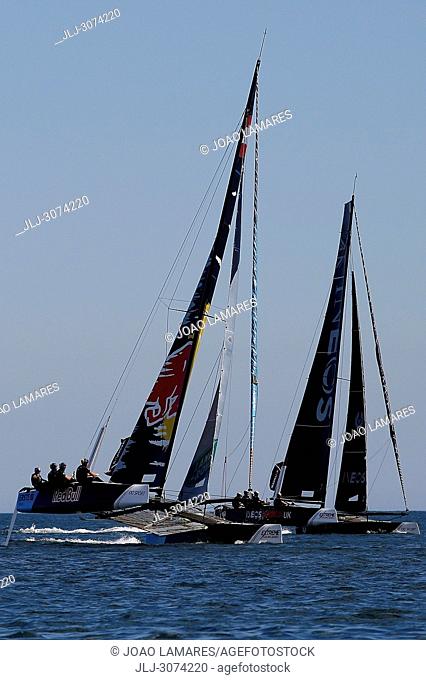 Sailing: Extremesailing round 4 at Baia de Cascais, Cascais, Portugal..Team Portugal, spectial guest for this round of Estremesailing Series