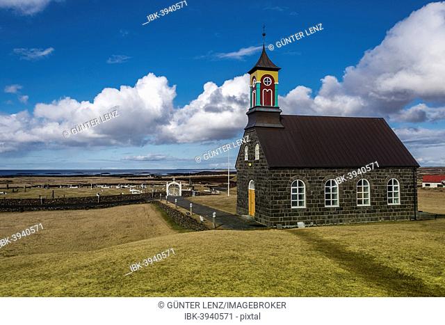 Church in Hvalnes, Sudurnes, Iceland