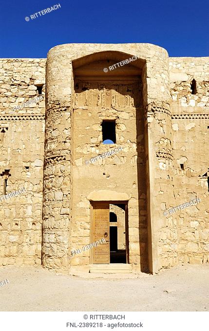Facade of castle, Qasr Kharana, Jordan