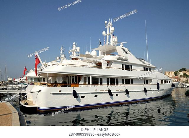 Luxuriöse Yacht in Cannes, Südfrankreich