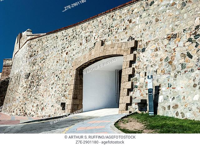 Entrance gate to the Mirador de la Contraguardia de San Javier and Plaza de Armas, Monumental Group of the Royal Walls (Conjunto Monumental de las Murallas...