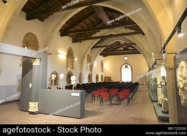 Former dormitory (dormitory), banqueting hall, Cistercian monastery Monache cistercensi santo spirito, Agrigento, Sicily, Italy, Europe