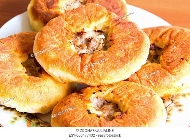Russian Pie with meat