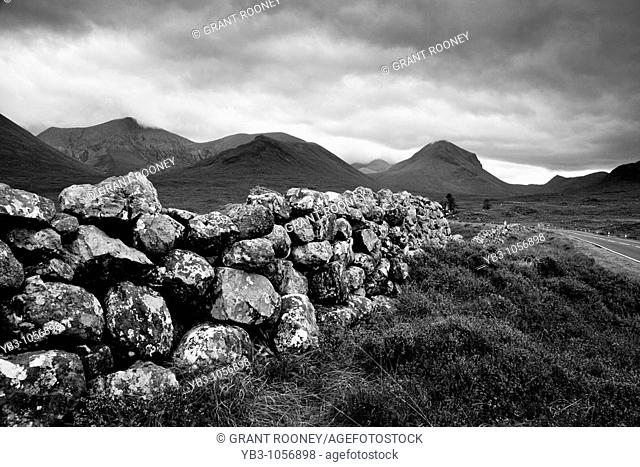 The Cuillen Mountains from Sligachan, Isle of Skye, Scotland