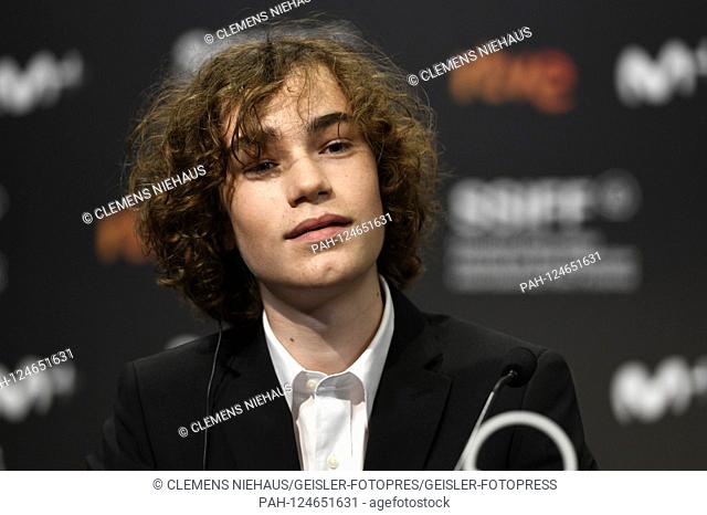 Ilja Monti at the Press Conference on 'The Prelude' at the 67th San Sebastian International Film Festival / Festival Internacional de Cine de San Sebastián in...