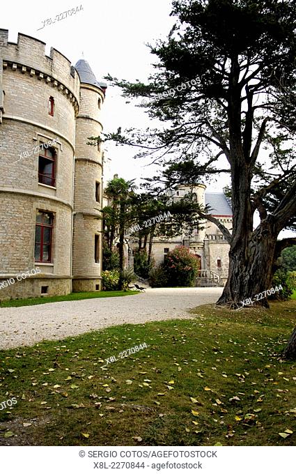 Château d'Abbadie, Hendaye, Aquitaine, France