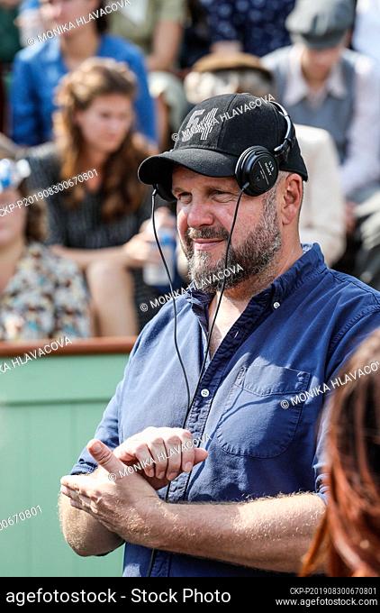 Czech director David Ondricek is seen during the shooting of the film Zatopek in Brno, Czech Republic, August, 30, 2019. The Czech Film and Television Academy...
