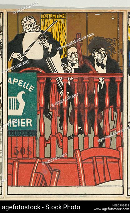 Salon Orchestra Meier, 1911. Creator: Moritz Jung