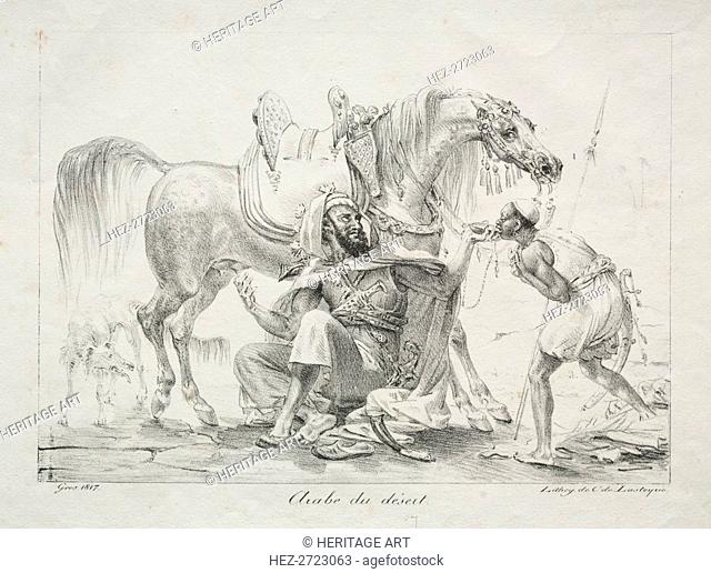 Arab of the Desert, 1817. Creator: Antoine-Jean Gros (French, 1771-1835)