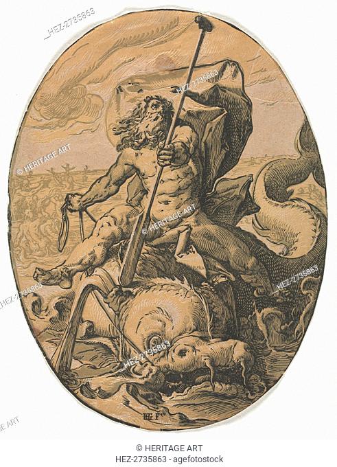 Neptune. Creator: Hendrick Goltzius (Dutch, 1558-1617)