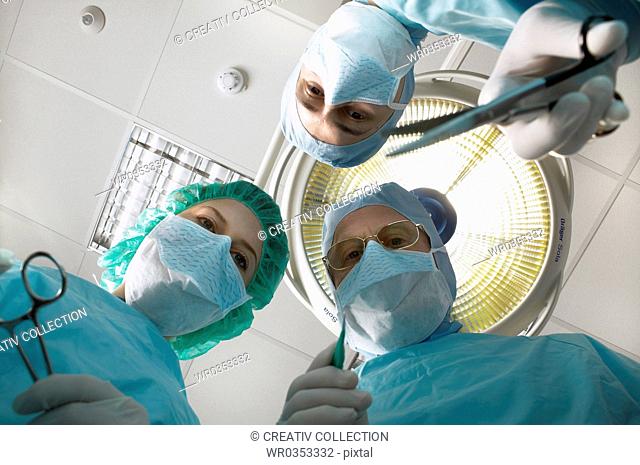 Patients view of three surgeons