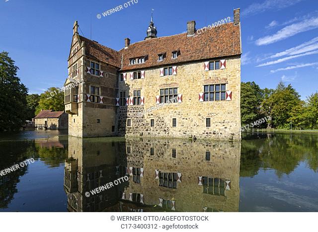 Luedinghausen, D-Luedinghausen, Stever, Muensterland, Westphalia, North Rhine-Westphalia, NRW, Vischering Castle, moated castle, knights castle, Middle Ages