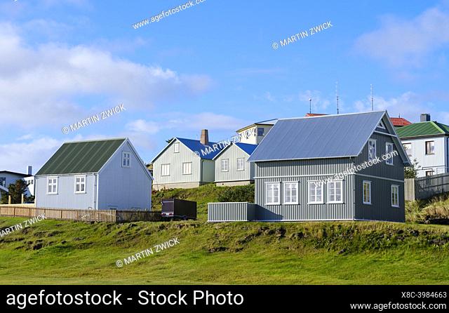 Town Stykkisholmur , Snaefellsnes peninsula in western Iceland. Europe, Northern Europe, Iceland, September