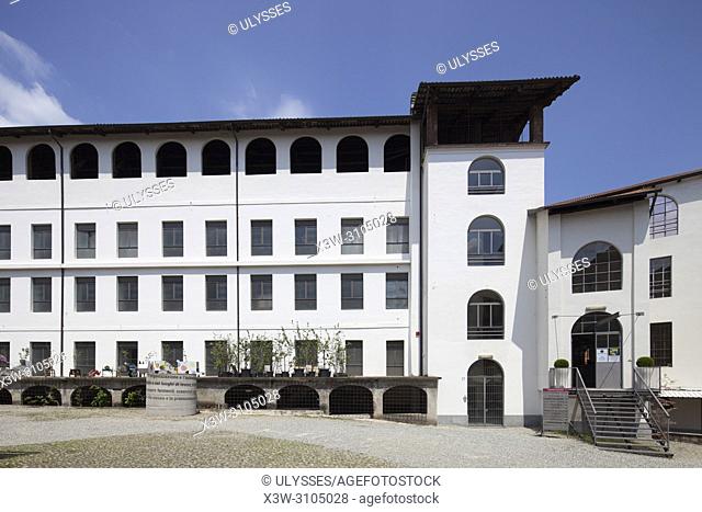 One of the building of the Fondazione Pistoletto, Biella, Piemonte, Italy, Europe