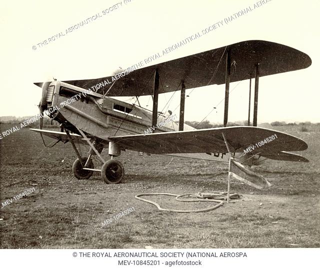The prototype de Havilland DH50, G-EBFN, Galatea, of the de Havilland Hire Service