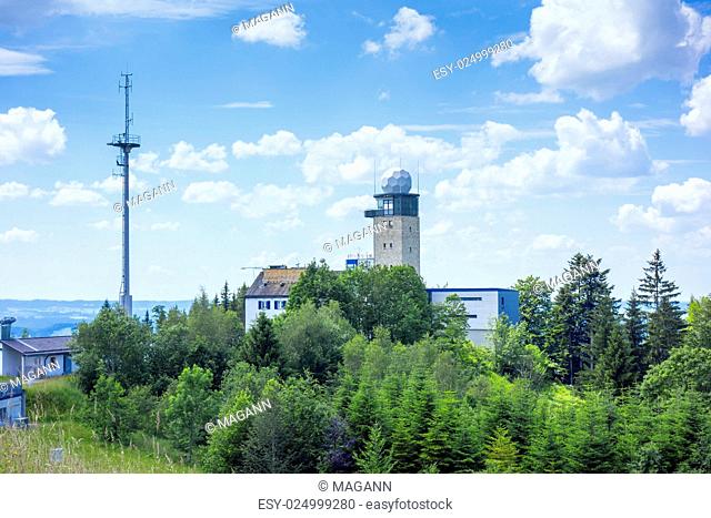 An image of the weather station at Hoher Peissenberg Bavaria Germany