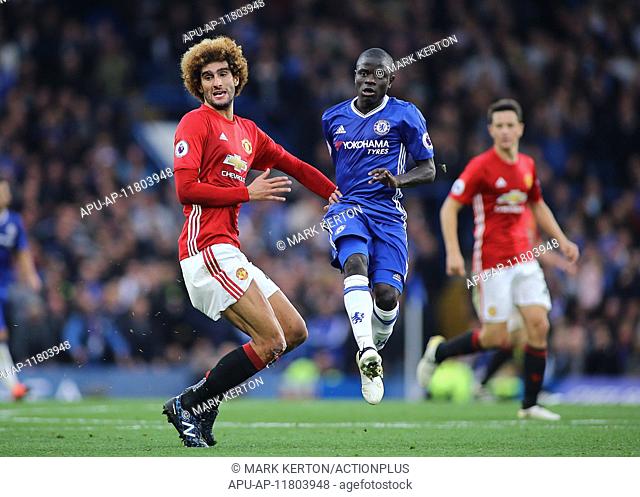 2016 Premier League Football Chelsea v Manchester United Oct 23rd. 23.10.2016. Stamford Bridge, London, England. Premier League Football