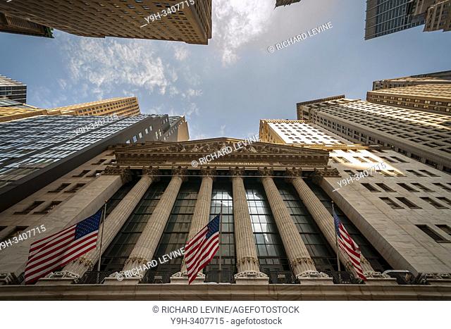 The New York Stock Exchange on Thursday, August 15, 2019