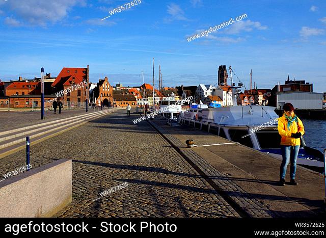 alter Hafen Wismar, Mecklenburg-Vorpommern, Deutschland