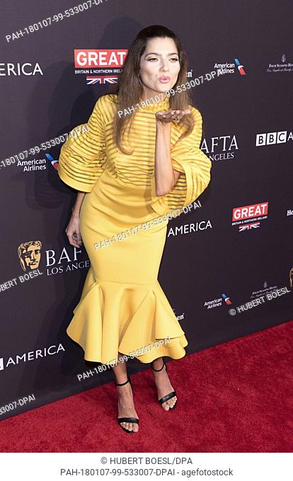 Blanca Blanco attends the BAFTA Los Angeles Awards Season Tea Party at Hotel Four Seasons in Beverly Hills, California, USA, on 06 January 2018