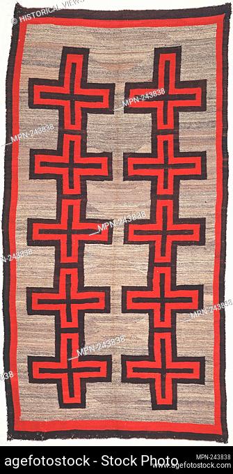 Blanket or Rug - c. 1900 - Navajo (Diné) Ganado area, Arizona, United States - Artist: Navajo (Diné), Origin: Arizona, Date: 1895–1905, Medium: Wool