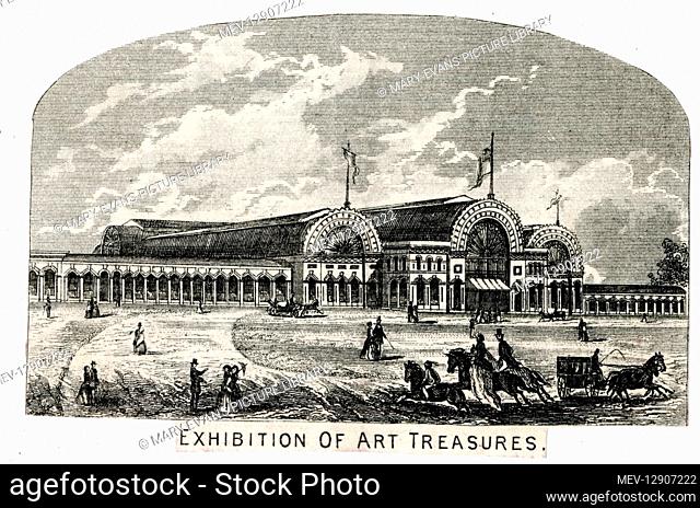 Manchester Art Treasures Exhibition, held at Old Trafford, in a building similar to the Crystal Palace
