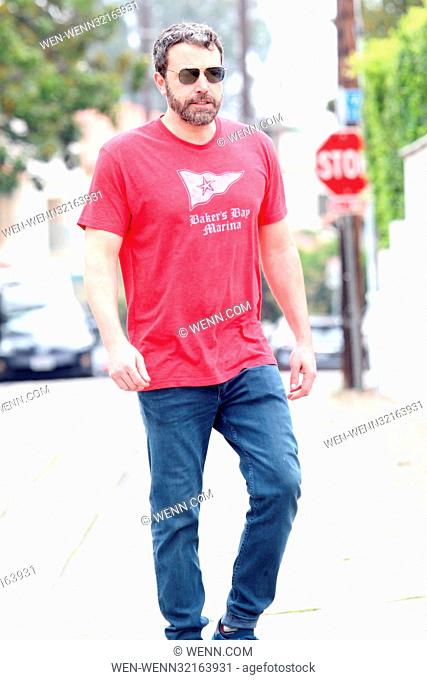 Ben Affleck arriving for church at the Community United Methodist Church of Pacific Palisades, in the Pacific Palisades neighbourhood of Los Angeles, California