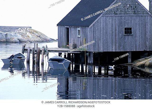 Peggys Cove fishing village in Nova Scotia Canada near Halifax