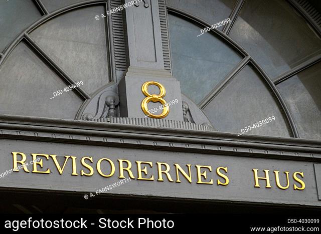 Copenhagen, Denmark A sign in a building in the posh Osterbro district says in Danish: ""Revisorernes Hus, "" or Accountants house