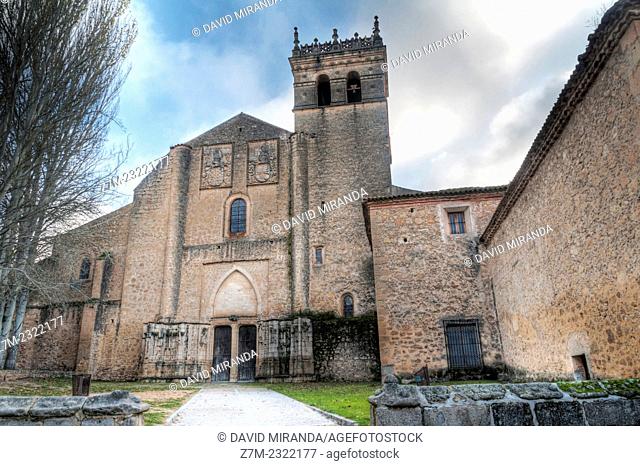 Church facade. Monastery of Santa María del Parral, Segovia, Castile-Leon, Spain