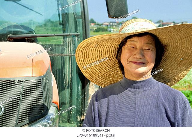 Portrait of Senior Female Farmer