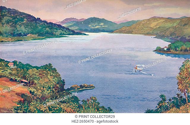 'A glimpse of the great artificial lake at Riberao das Lages', 1914. Artist: Unknown