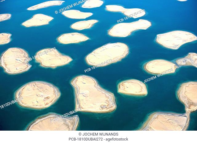 Dubai, the World, manmade islands in the Arabian Gulf