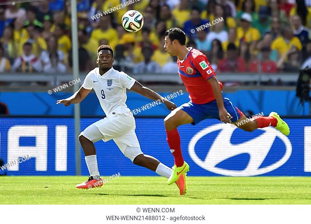 2014 FIFA World Cup - Group D, England v Costa Rica, held at Estadio Mineirao Featuring: Daniel Sturridge Where: Belo Horizonte