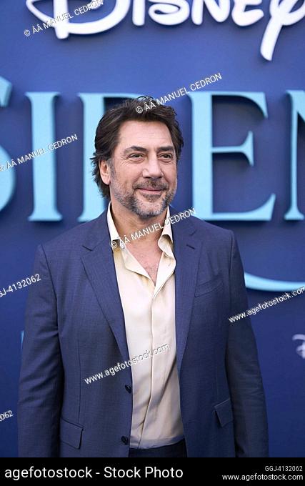 Javier Bardem attends 'The Little Mermaid’ Premiere at Callao City Lights on May 19, 2023 in Madrid, Spain