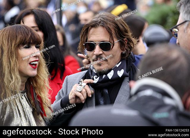 Johnny Depp at the premiere of the documentary 'Crock of Gold: A Few Rounds with Shane MacGowan' at the 16th Zurich Film Festival 2020 in the Corso cinema