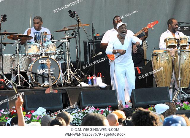 Maze featuring Frankie Beverly performs at Taste of Chicago 2015 at the Petrillo Music Shell in Grant Park Chicago on July 12