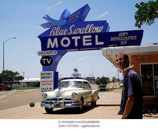 Historic Blue Swallow Motel, Tucumcari, Route 66