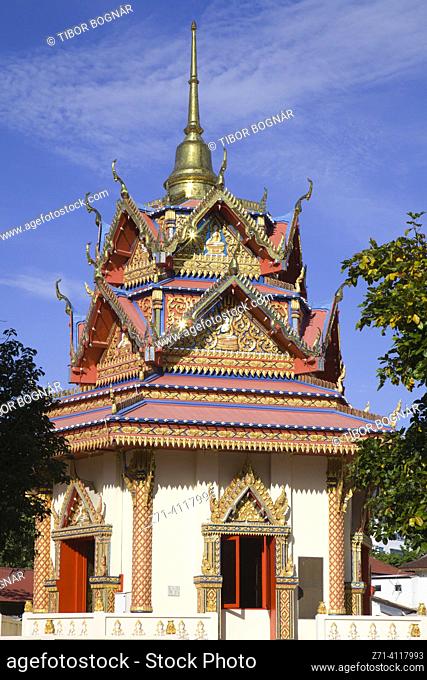 Malaysia, Penang, Georgetown, Thai Buddhist Temple, . The Wat Chayamangkalaram (or Chayamangkalaram Temple) is a Thai Buddhist temple in Penang, Malaysia